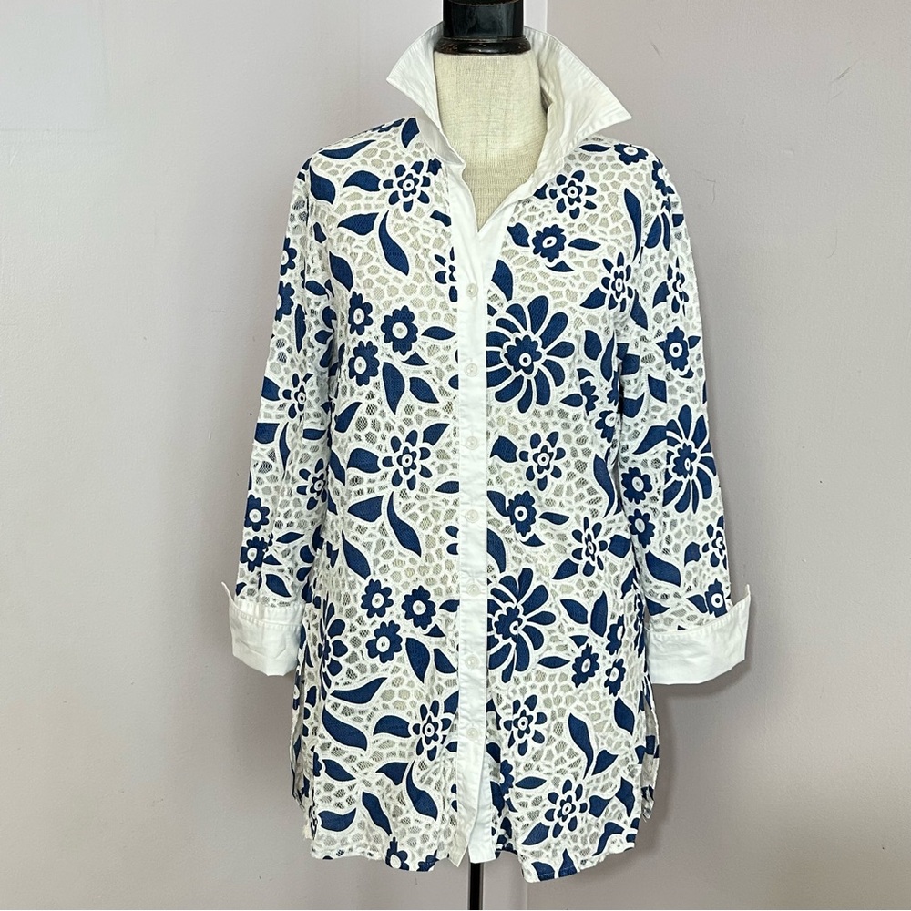 Mishca Floral Lace Tunic/Shirt